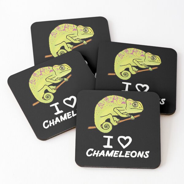 Item preview, I Love Chameleons for Chameleon Lovers, Light Green designed and sold by Mochi-Merch.