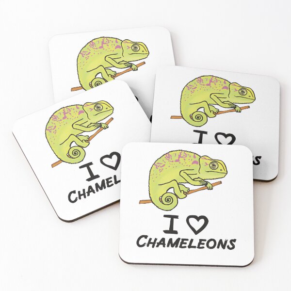 Item preview, I Love Chameleons for Chameleon Lovers, Light Green designed and sold by Mochi-Merch.