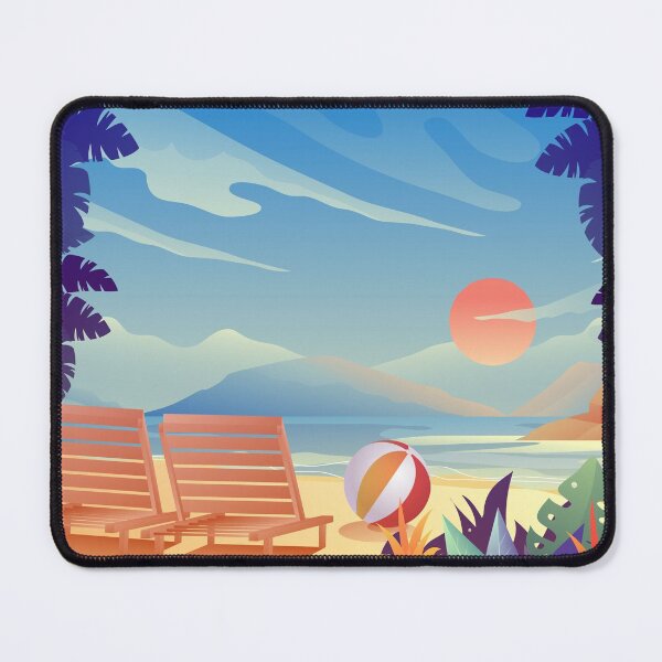 Item preview, Summer Beach Landscape designed and sold by Vector Scout Lab.