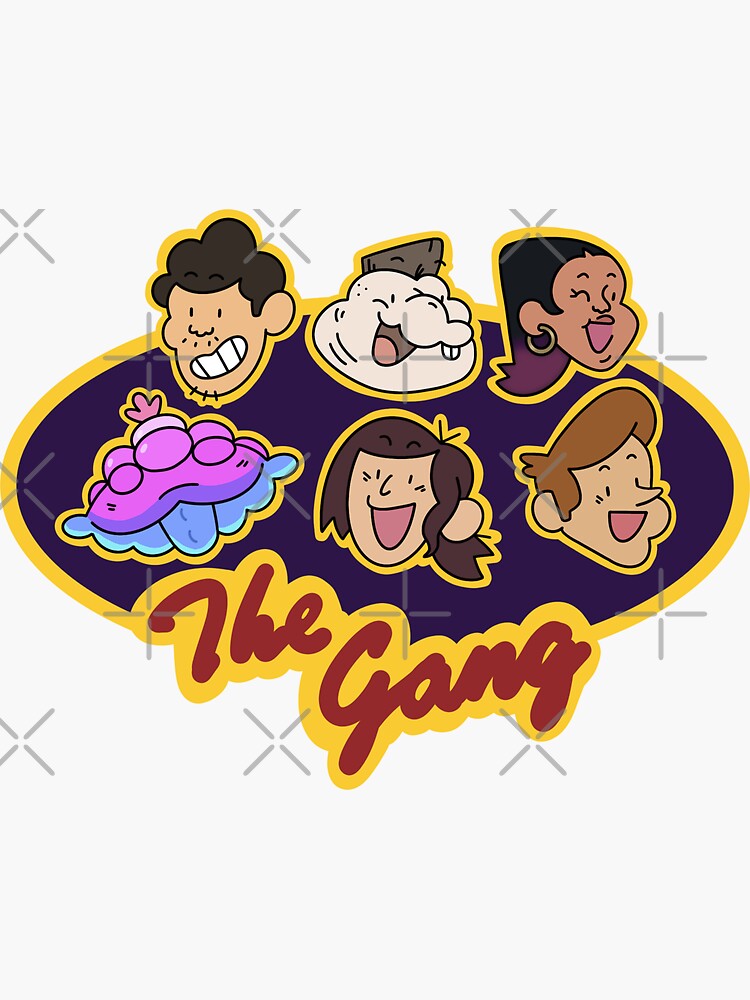 Meet the gang Sticker