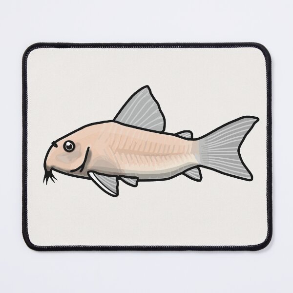 Item preview, White panda corydoras, best fishkeeper gift, aquarium gift - aquadesk designed and sold by Aquadesk.