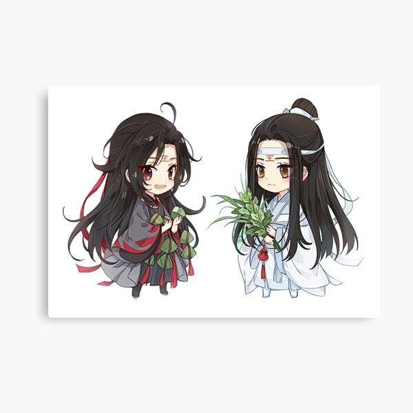 mo dao zu shi Q couple chibi Metal Print for Sale by NamG7