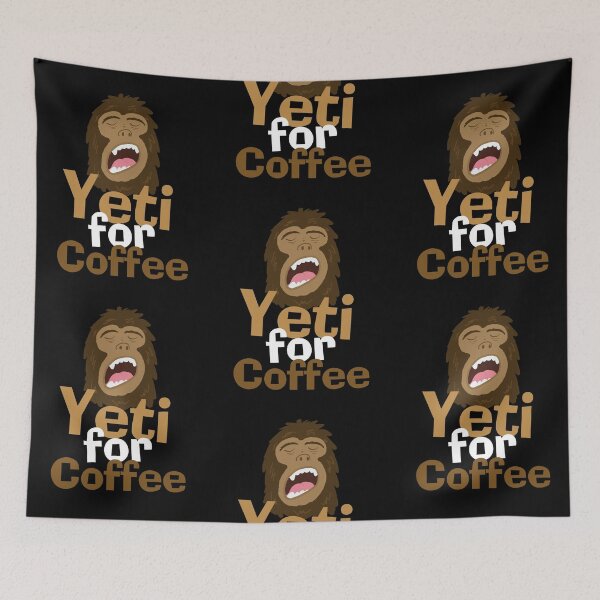 Item preview, Yeti for Coffee t-shirt for coffee lovers designed and sold by Corncheese.
