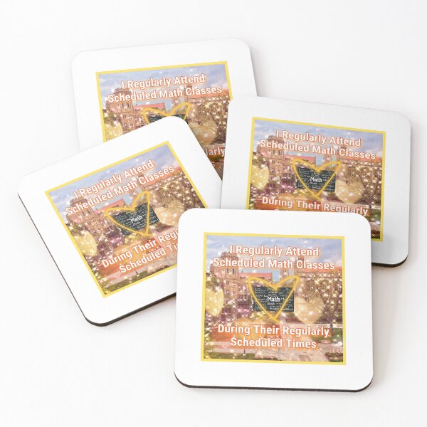Item preview, I Regularly Attend Scheduled Math Classes designed and sold by UChiAffirm.