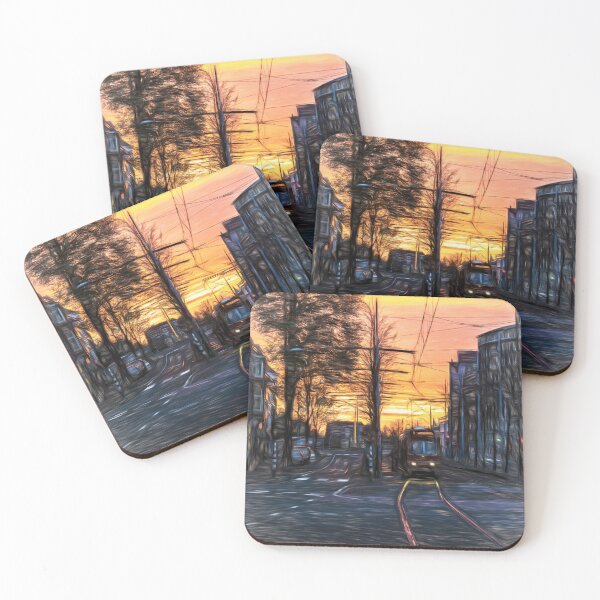 Item preview, Early Morning Tram digital art designed and sold by IanWL.