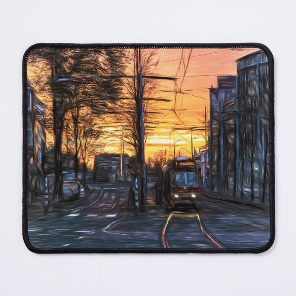 Item preview, Early Morning Tram digital art designed and sold by IanWL.