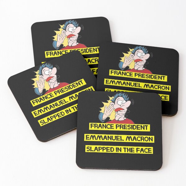 Item preview, Macron Getting Slapped Macron IS Not My President Funny designed and sold by Nouri King.