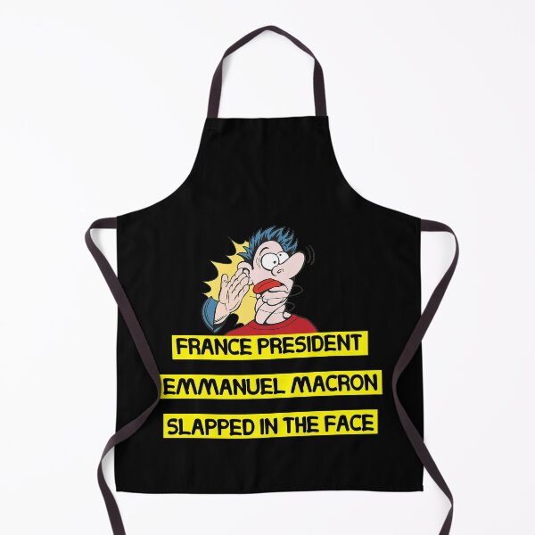Item preview, Macron Getting Slapped Macron IS Not My President Funny designed and sold by Nouri King.