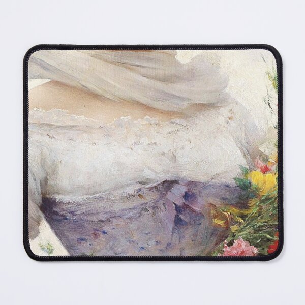 Item preview, Woman In Lavender With Flowers Painting  designed and sold by Bellathewilde.