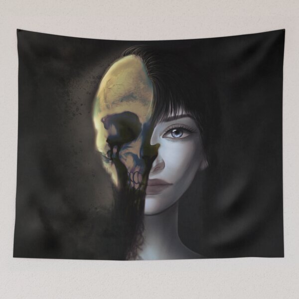 Item preview, Half Skull Girl designed and sold by Meilov.