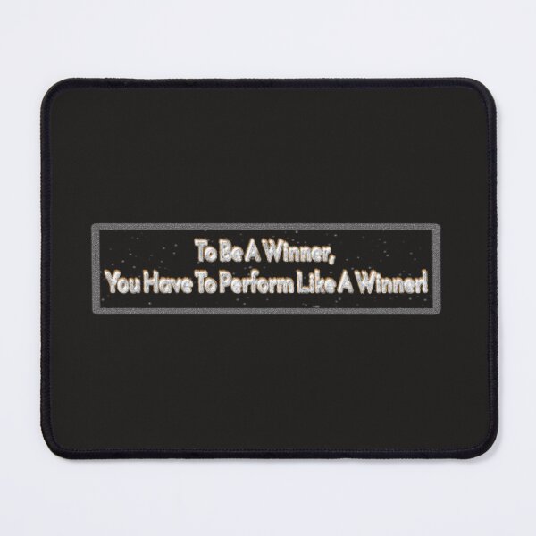 Item preview, "To Be A Winner" Design. Buy Now designed and sold by Health And Fitness Posts e-Store.