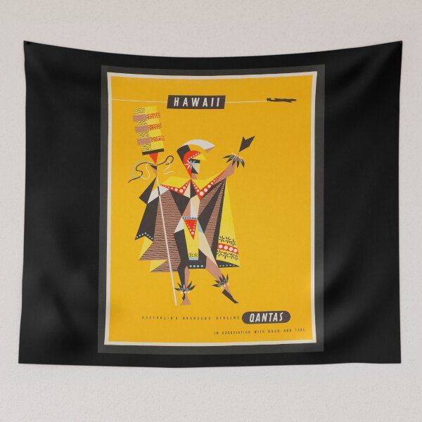Item preview, Hawaii - Qantas Australia - Vintage Travel  designed and sold by Culturio.