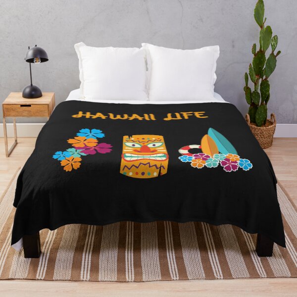 Item preview, HAWAIII LIFE WITH SURF BOARDS AND FLOWERS designed and sold by DoloresAlaire.