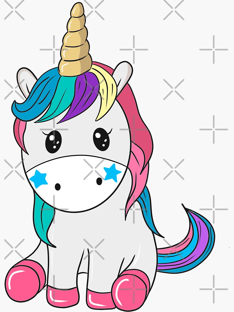 cute unicorn mascot vector design 3809298 Vector Art at Vecteezy