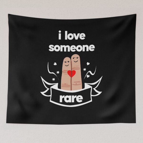 Item preview, I love someone rare, Love fingers designed and sold by mabhanzi.