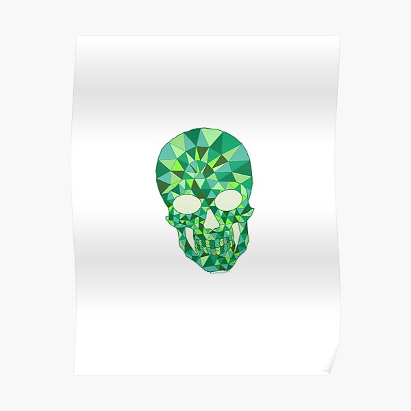 Skull Stone Poster for Sale by Whouseeyou