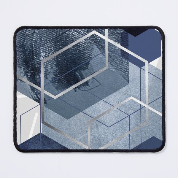 Item preview, Abstract Blue Geometric designed and sold by UrbanEpiphany.