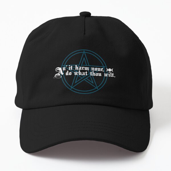 The Wiccan Rede with Witch's Pentacle - Wiccan Pentagram Dad Hat