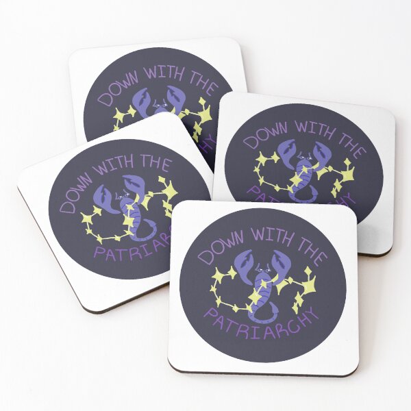 Item preview, Scorpio DOWN WITH THE PATRIARCHY designed and sold by Elkdestruction.