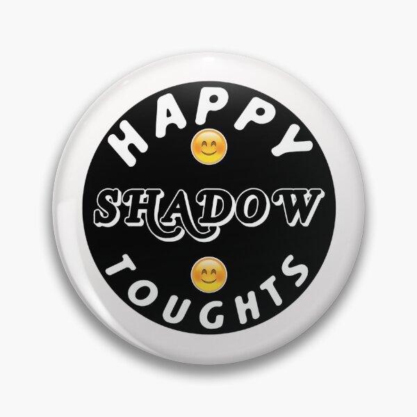 Item preview, Happy Shadow Thoughts funny quote designed and sold by Mr Wolf.