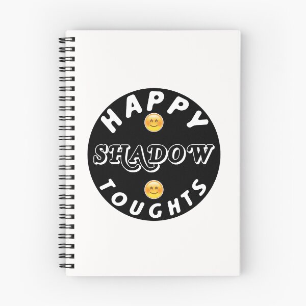 Item preview, Happy Shadow Thoughts funny quote designed and sold by Mr Wolf.
