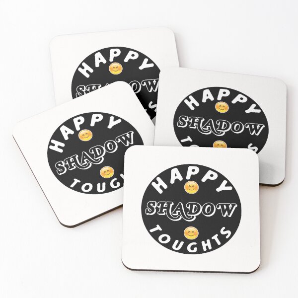 Item preview, Happy Shadow Thoughts funny quote designed and sold by Mr Wolf.