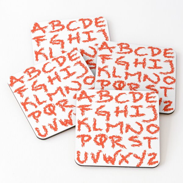 Item preview, Alphabet letters in red color designed and sold by Meo Design.