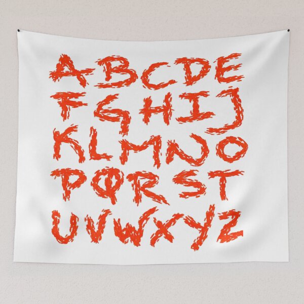 Item preview, Alphabet letters in red color designed and sold by Meo Design.