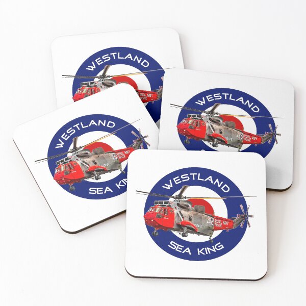 Item preview, Royal Navy Westland Sea King Search and rescue helicopter in RAF roundel designed and sold by ajtechdesigns.