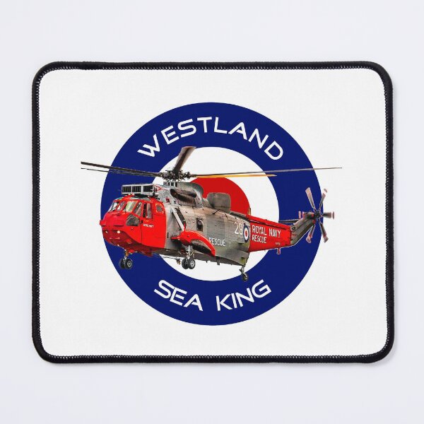 Item preview, Royal Navy Westland Sea King Search and rescue helicopter in RAF roundel designed and sold by ajtechdesigns.