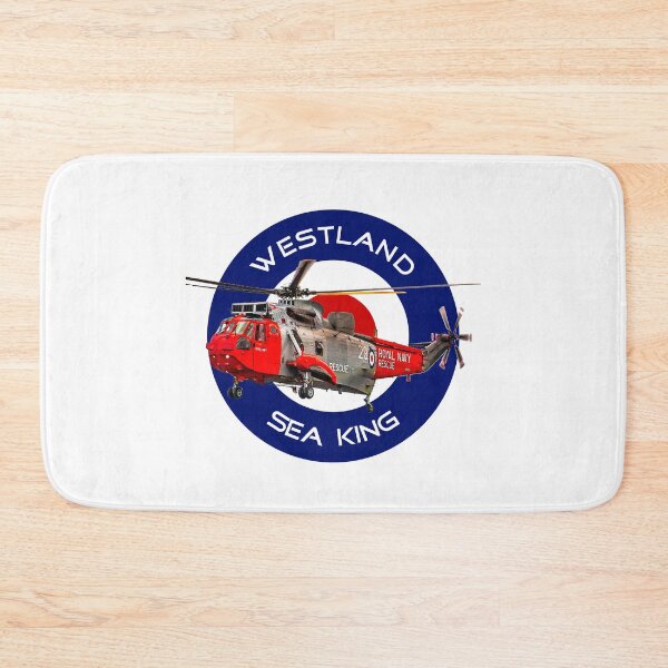 Item preview, Royal Navy Westland Sea King Search and rescue helicopter in RAF roundel designed and sold by ajtechdesigns.