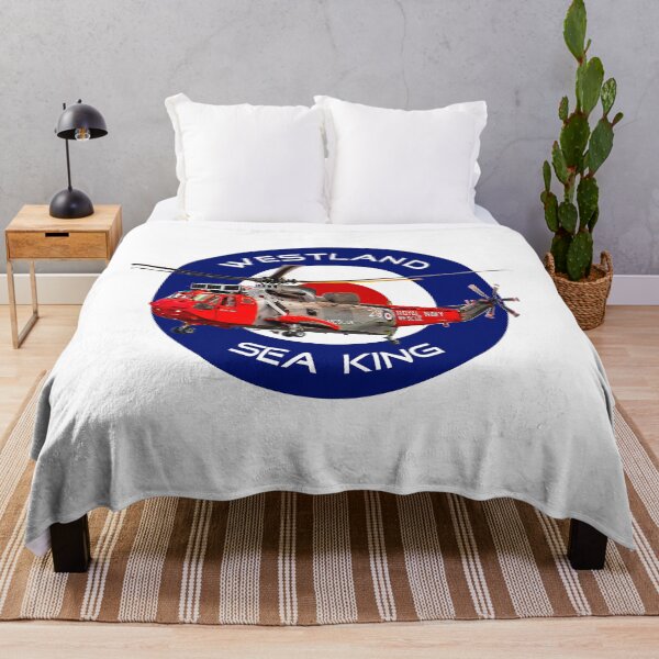 Item preview, Royal Navy Westland Sea King Search and rescue helicopter in RAF roundel designed and sold by ajtechdesigns.