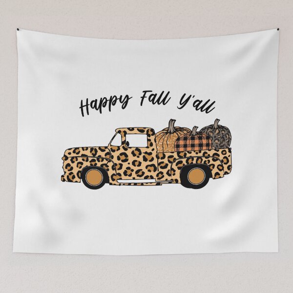 Item preview, Happy Fall Y'all Pumpkin Truck - Trendy Fall Design For Fall Lovers & Thanksgiving designed and sold by Prince - Bestseller ★★★★★.