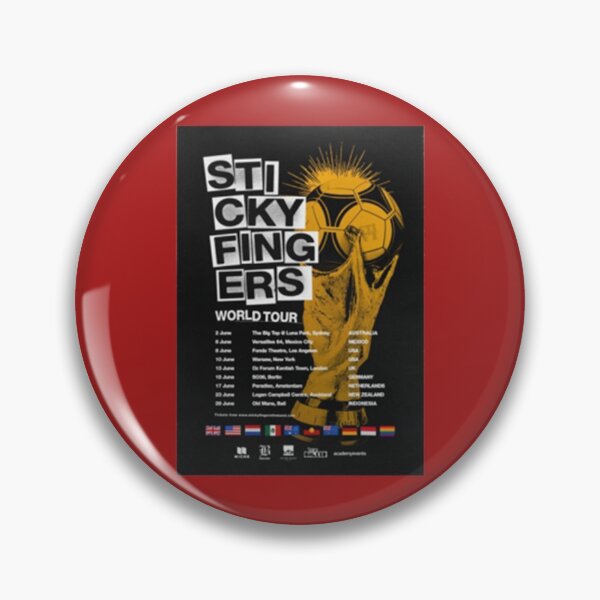 Item preview, Sticky Fingers World Tour   designed and sold by Dixndesigns.