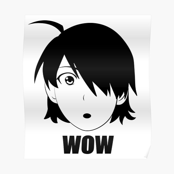 "Bakemonogatari" Poster for Sale by Bukeater | Redbubble