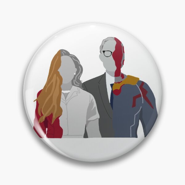 Item preview, Wanda and Vision  designed and sold by gracier101.