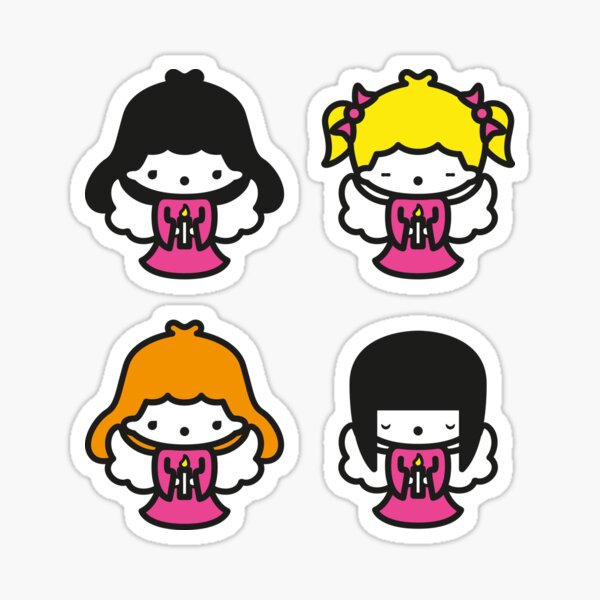 kawaii-angel-girls-choir Sticker