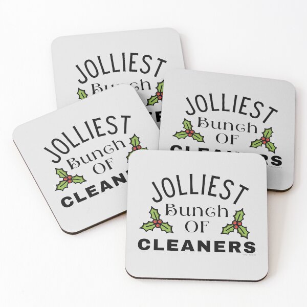 Item preview, Jolliest Bunch of Cleaners Janitor Housekeeper Cleaning Lady designed and sold by SavvyCleaner.
