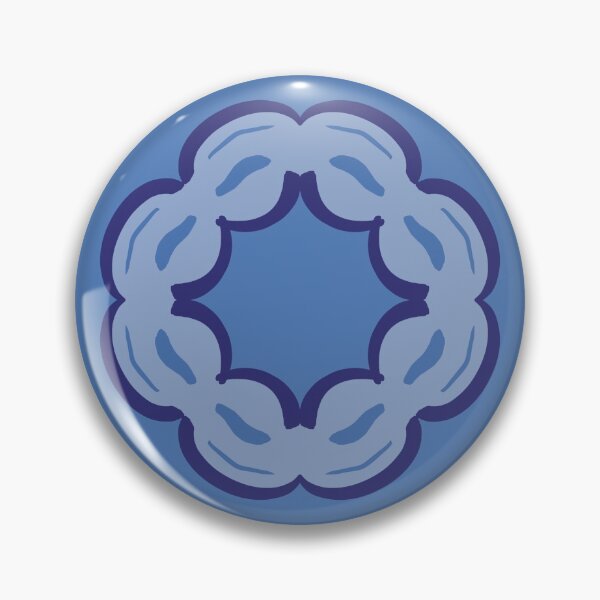 Item preview, Blue Abstract Patchy Square Block designed and sold by KathyLav.