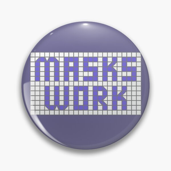 Item preview, Science: Masks work (purple tiles) designed and sold by Ofeefee.