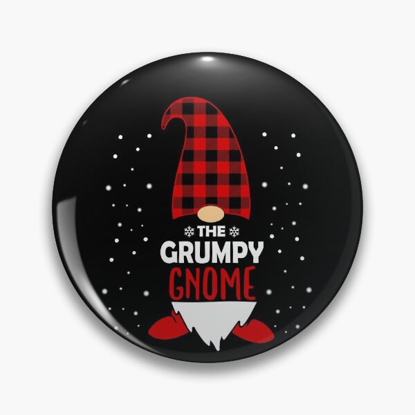 Item preview, Christmas Grumpy Gnome Red Plaid Gift designed and sold by Ibu83.
