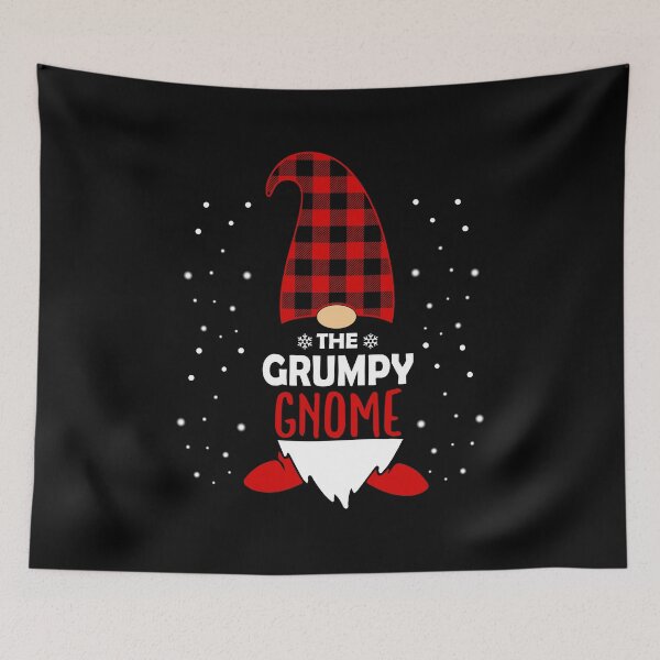 Item preview, Christmas Grumpy Gnome Red Plaid Gift designed and sold by Ibu83.