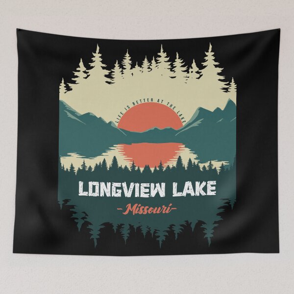 Item preview, Retro Longview Lake Missouri designed and sold by Friday NightCo.