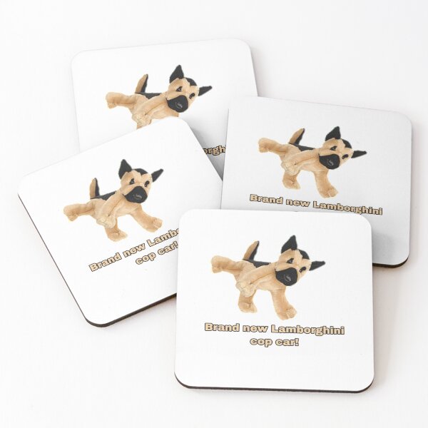 Item preview, Webkinz German shepherd dog brand new Lamborghini  designed and sold by dyslsexyia.