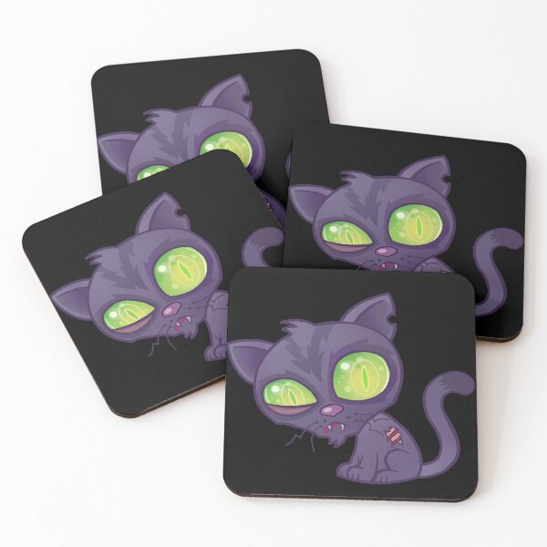 Item preview, Graffitti Skateboard Style Purple Zombie Cat Black Version designed and sold by strawberryrawrr.