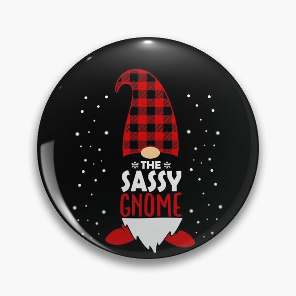 Item preview, Sassy Gnome Red Plaid Christmas Gift designed and sold by Ibu83.