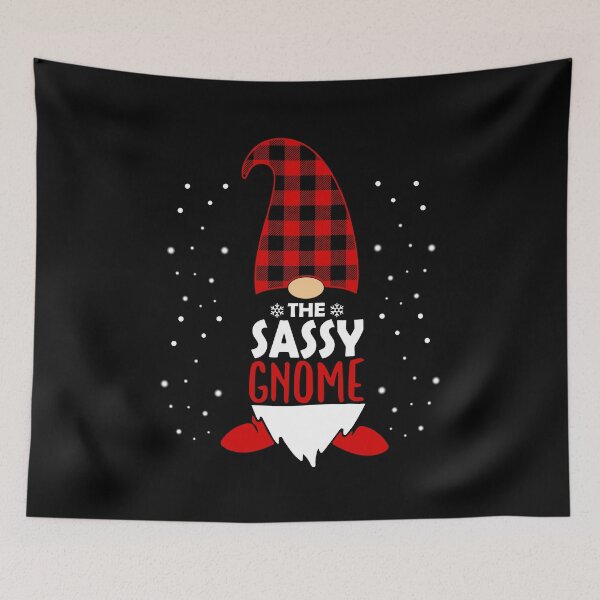 Item preview, Sassy Gnome Red Plaid Christmas Gift designed and sold by Ibu83.