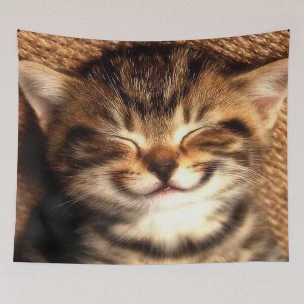 Item preview, Happy, Smiling, Puddy Tat designed and sold by Maddie4Real.