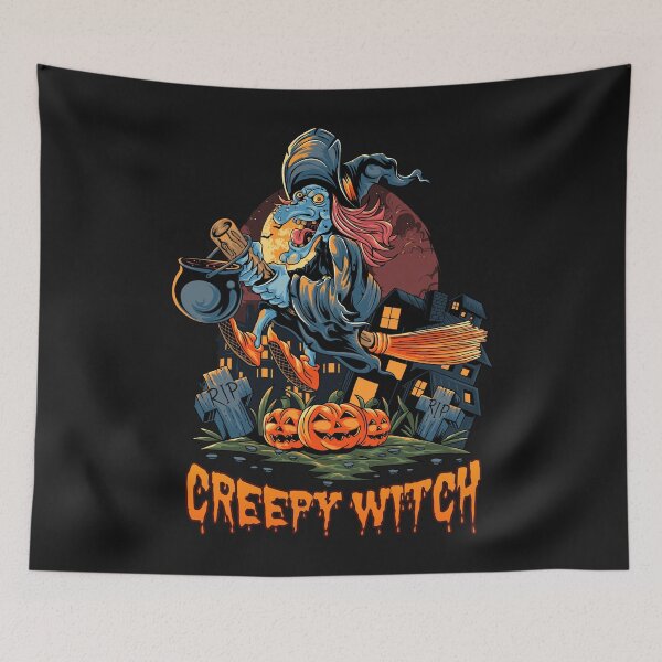 Item preview, Creepy Witch Halloween designed and sold by eiwo87.