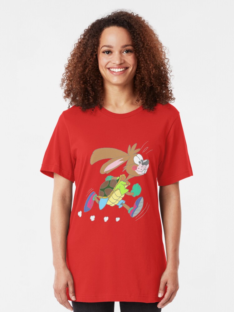 Alternate view of Hare or tortoise Slim Fit T-Shirt